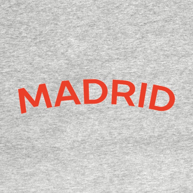 Madrid City Typography by calebfaires